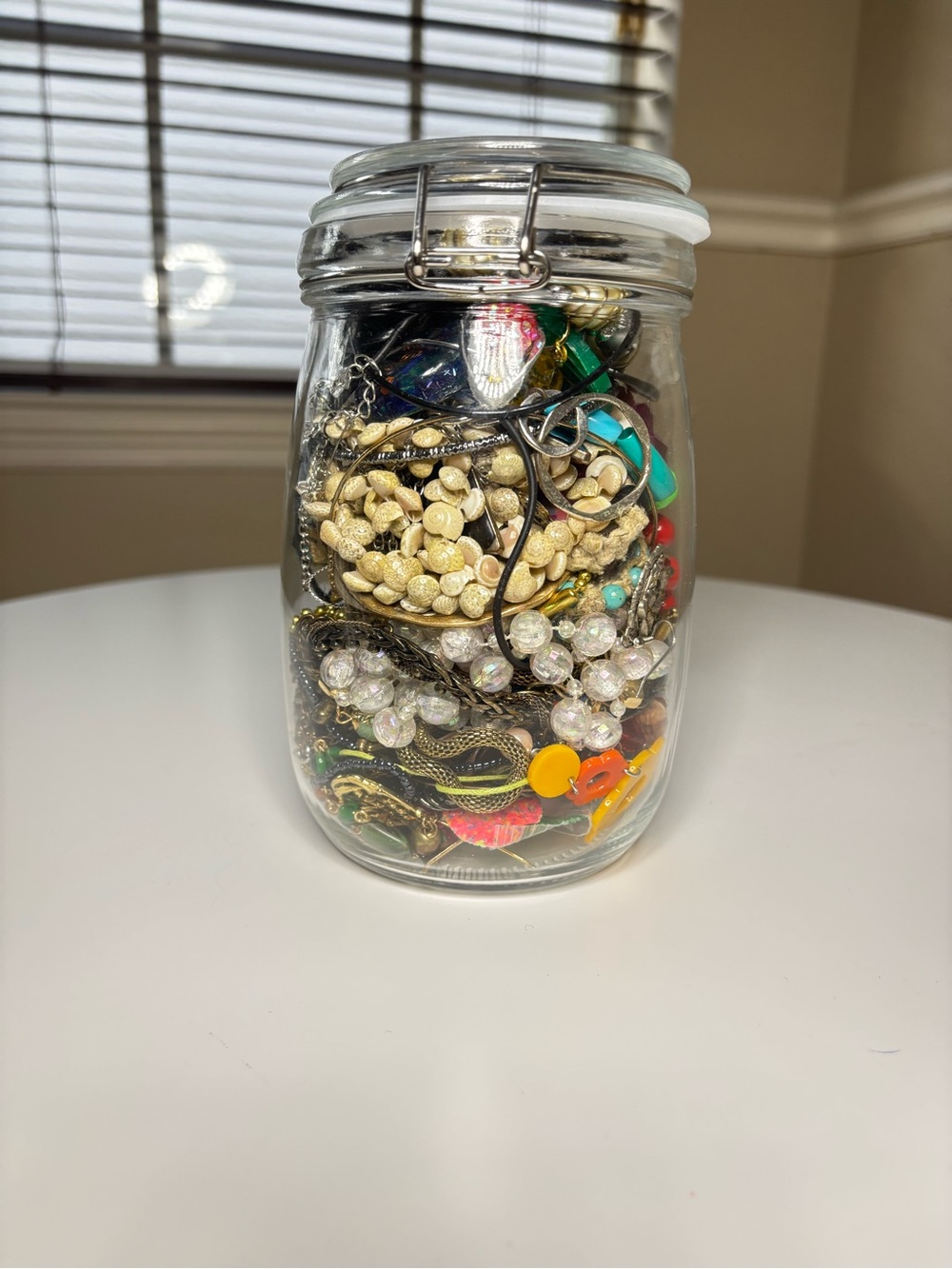Large Jar of Craft/Junk Jewelry - JC3